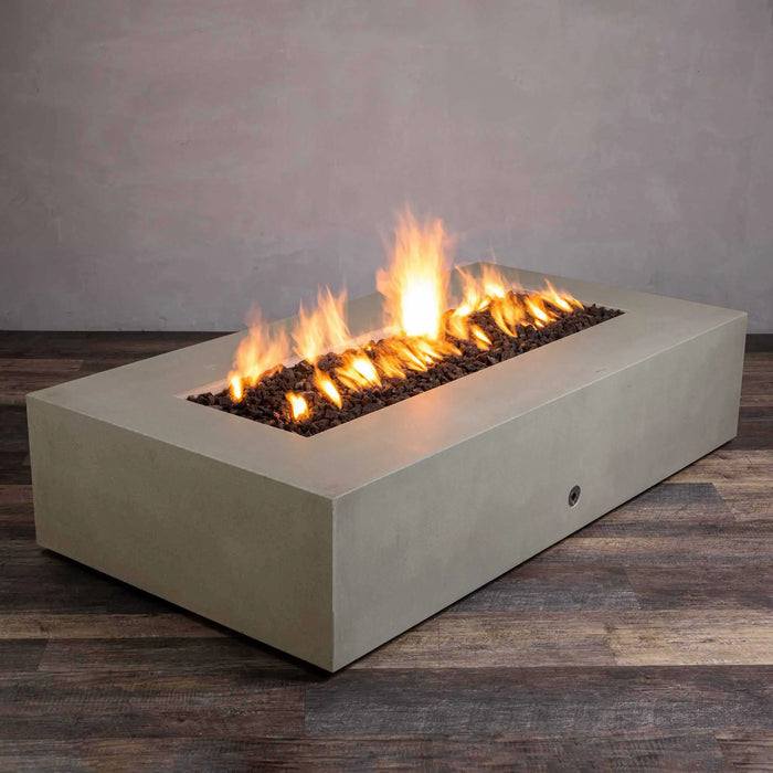 Starfire Designs Gravity 72" x 38" Rectangle Concrete Gas Fire Pit