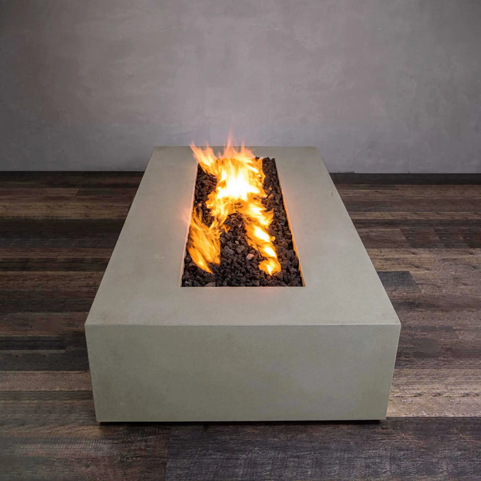 Starfire Designs Gravity 72" x 38" Rectangle Concrete Gas Fire Pit