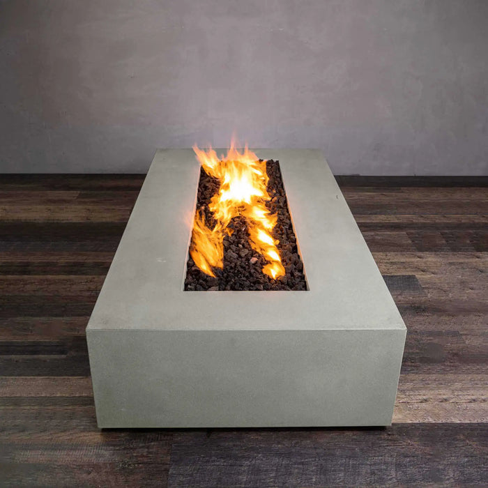 Starfire Designs Gravity 72" x 38" Rectangle Concrete Gas Fire Pit