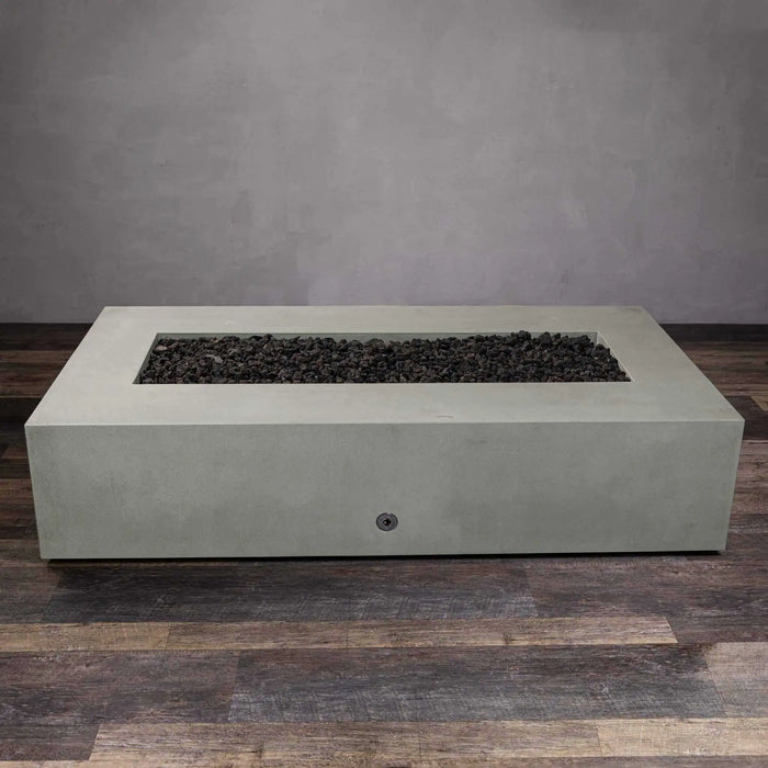 Starfire Designs Gravity 72" x 38" Rectangle Concrete Gas Fire Pit