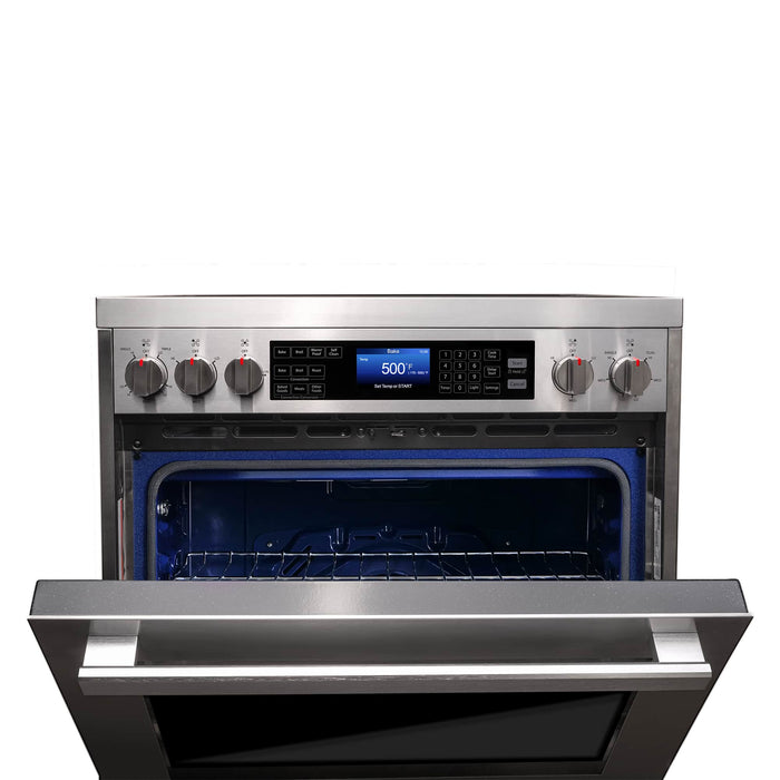 Cosmo 30-Inch 5 Cu. Ft. Single Oven Electric Range in Stainless Steel (COS-305AERC)