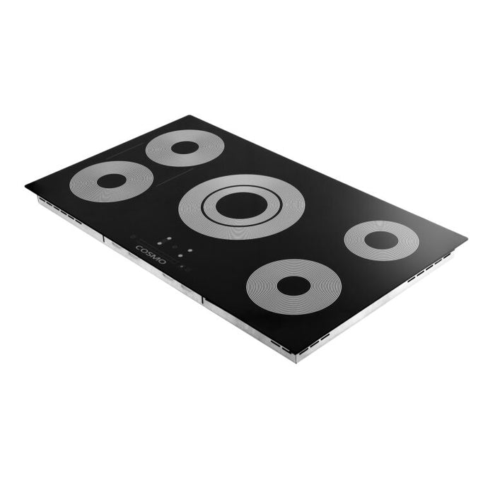 Cosmo 36-Inch Drop-In Electric Ceramic Glass Cooktop (COS-365TBECC)