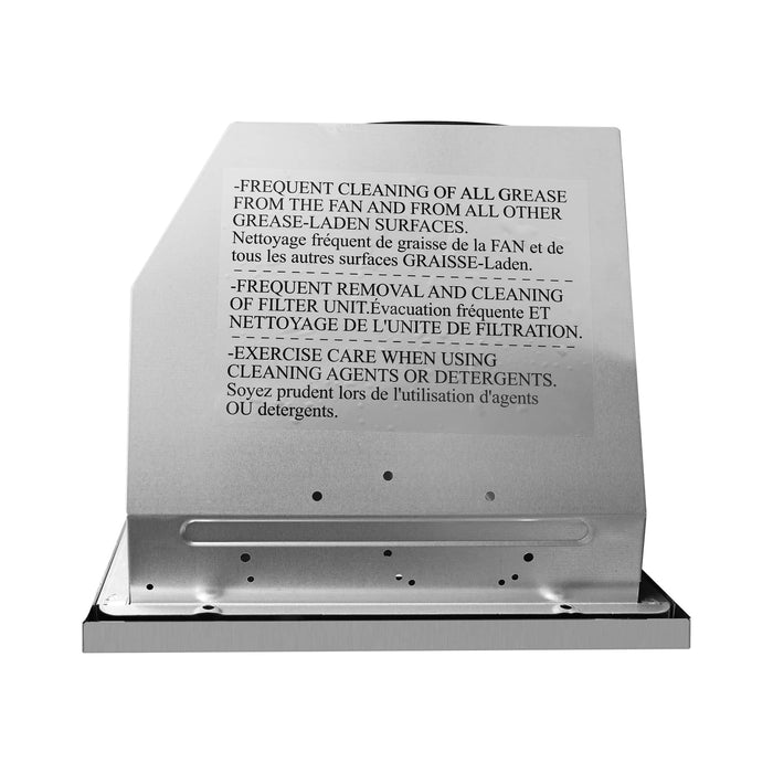 Cosmo 36-Inch 380 CFM Ducted Insert Range Hood in Stainless Steel (COS-36IRHP)