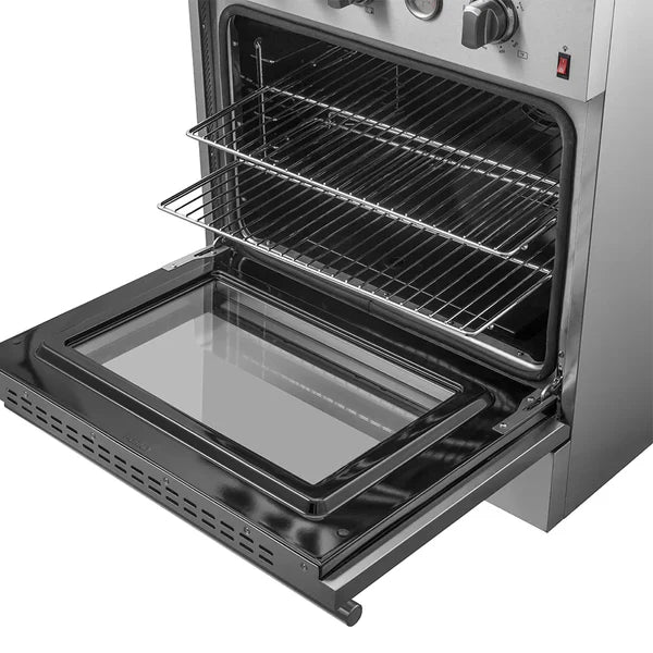 Forno Marco 30-inch Gas Range with 4 Burners and 4.32 Cu.ft. Convection Oven in Stainless Steel (FFSGS6277-30)