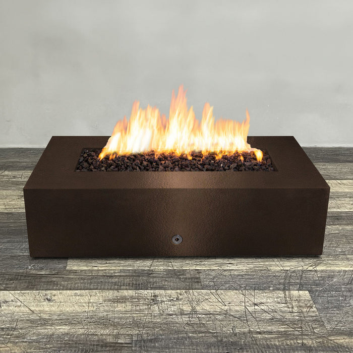 Starfire Designs Gravity 60" x 32" Rectangle Powder Coated Steel Gas Fire Pit