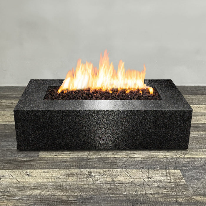 Starfire Designs Gravity 60" x 32" Rectangle Powder Coated Steel Gas Fire Pit