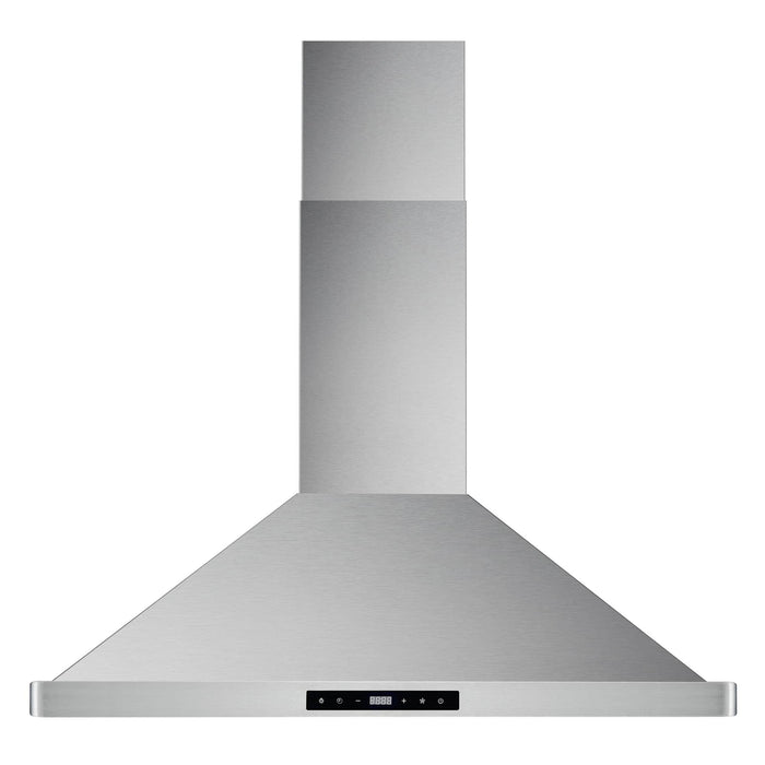 Cosmo 4-Piece Appliance Package - 30-Inch Gas Range, Wall Mount Range Hood, Dishwasher, and Refrigerator in Stainless Steel (COS-4PKG-049)