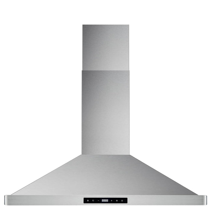 Cosmo 4-Piece Appliance Package - 36-Inch Dual Fuel Range, Wall Mount Range Hood, Dishwasher and Refrigerator in Stainless Steel (COS-4PKG-679)