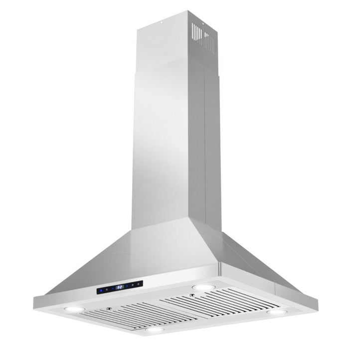 Cosmo 30-Inch 380 CFM Island Range Hood in Stainless Steel (COS-63ISS75)