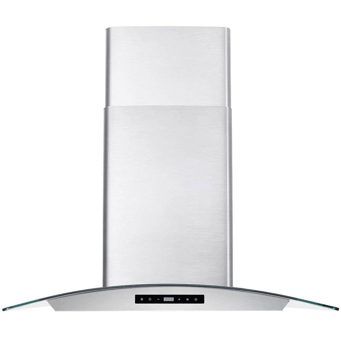 Cosmo 4-Piece Appliance Package - 30-Inch Gas Range, Wall Mount Range Hood, Dishwasher and Refrigerator in Stainless Steel (COS-4PKG-194)