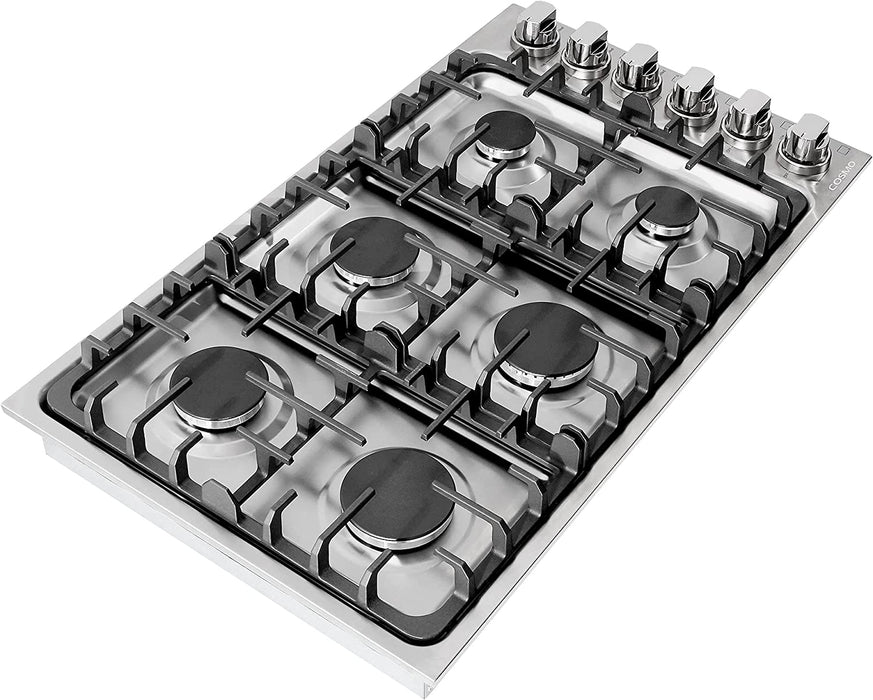 Cosmo 36-Inch Gas Cooktop with 6 Burners in Stainless Steel (COS-DIC366)