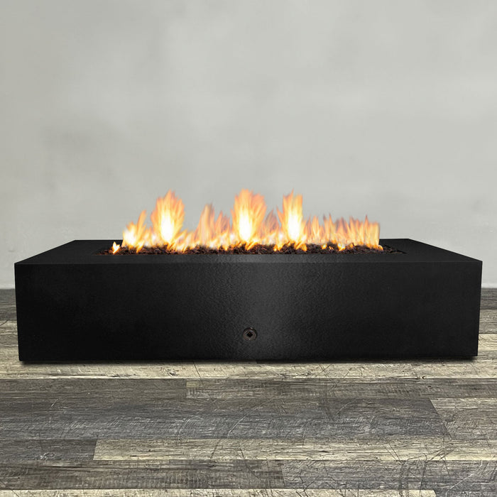 Starfire Designs Gravity 72" x 38" Rectangle Powder Coated Steel Gas Fire Pit