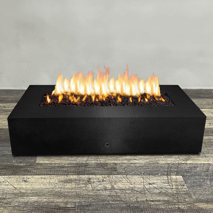 Starfire Designs Gravity 72" x 38" Rectangle Powder Coated Steel Gas Fire Pit