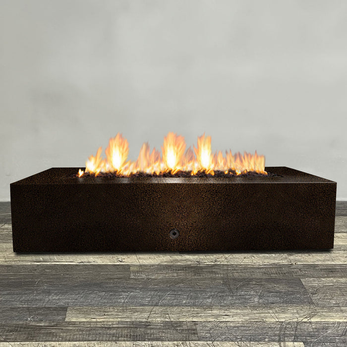 Starfire Designs Gravity 72" x 38" Rectangle Powder Coated Steel Gas Fire Pit