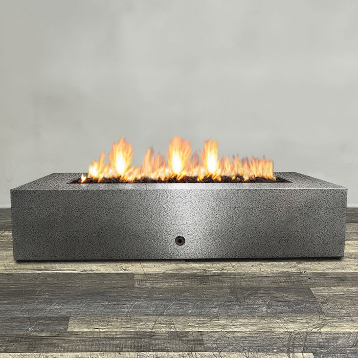 Starfire Designs Gravity 72" x 38" Rectangle Powder Coated Steel Gas Fire Pit