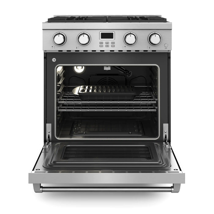 Thor Kitchen 30-Inch Gas Range with 4.8 cu. ft. Convection Oven in Stainless Steel (ARG30)