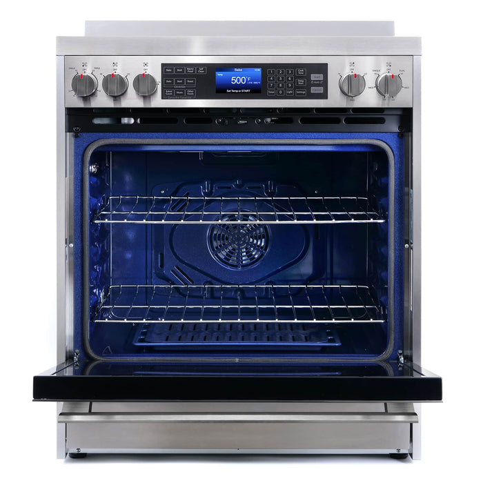 Cosmo 30-Inch 5 Cu. Ft. Single Oven Electric Range in Stainless Steel (COS-305AERC)