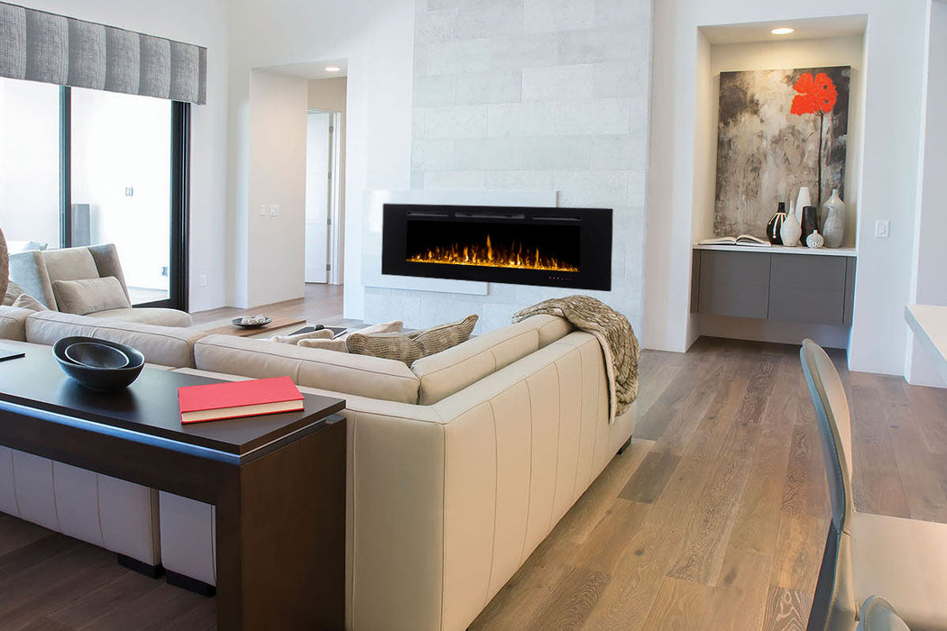 Challenger 60'' Wall Mount / Recessed Linear Electric Fireplace