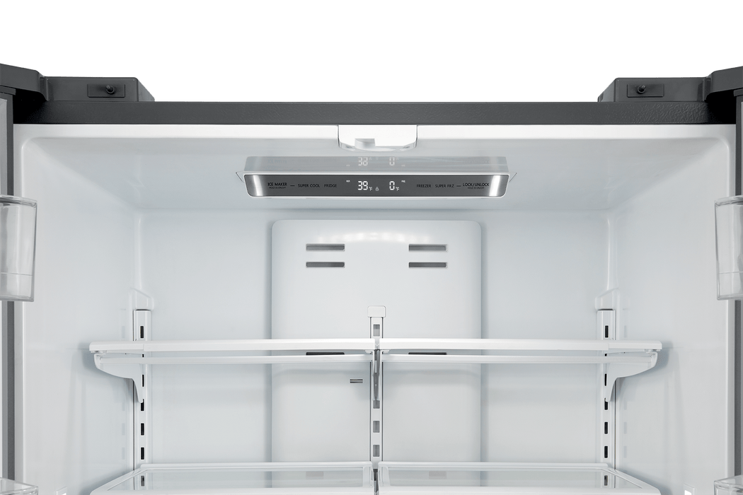 Cosmo 4-Piece Appliance Package - 30-Inch Dual Fuel Range, Under Cabinet Range Hood, Dishwasher and Refrigerator in Stainless Steel (COS-4PKG-035)