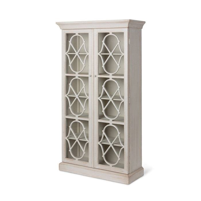 Park Hill Collections Southern Classic Adeline Wood Cabinet with Glass Doors EFC20134