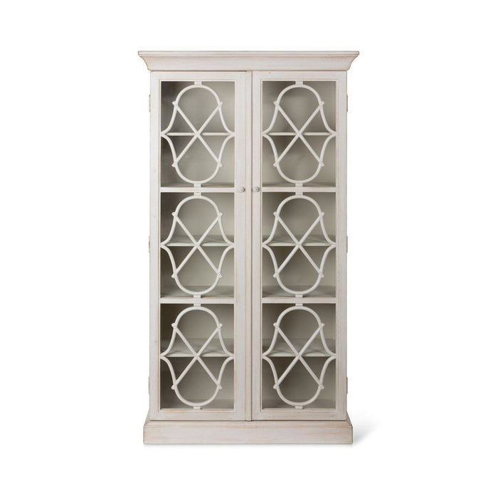 Park Hill Collections Southern Classic Adeline Wood Cabinet with Glass Doors EFC20134