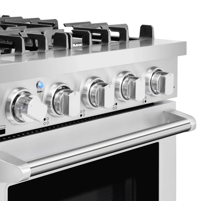 Cosmo 24-Inch Slide-In Freestanding Gas Range with 4 Sealed Burners in Stainless Steel (COS-EPGR244)