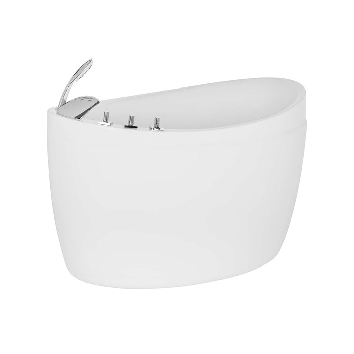 Empava 59" Freestanding Japanese-Style Soaking Tub with Reversible Drain (EMPV-59FT002)