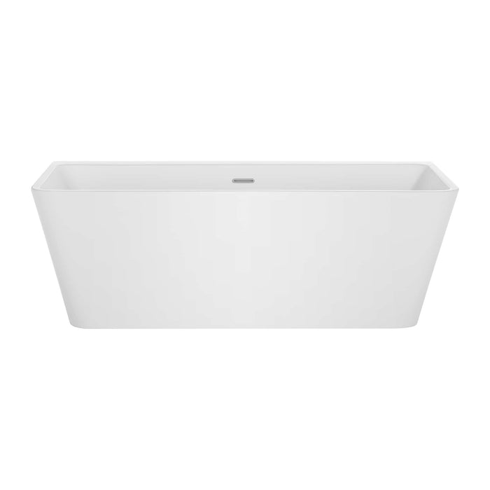 Empava 67" Freestanding Soaking Tub with Center Drain EMPV-67FT1516