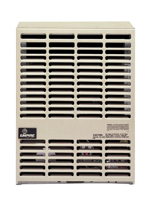 Empire 16" 10,000 BTU Beige Millivolt Control Without Thermostat, Propane Gas Direct Vent Wall Furnace