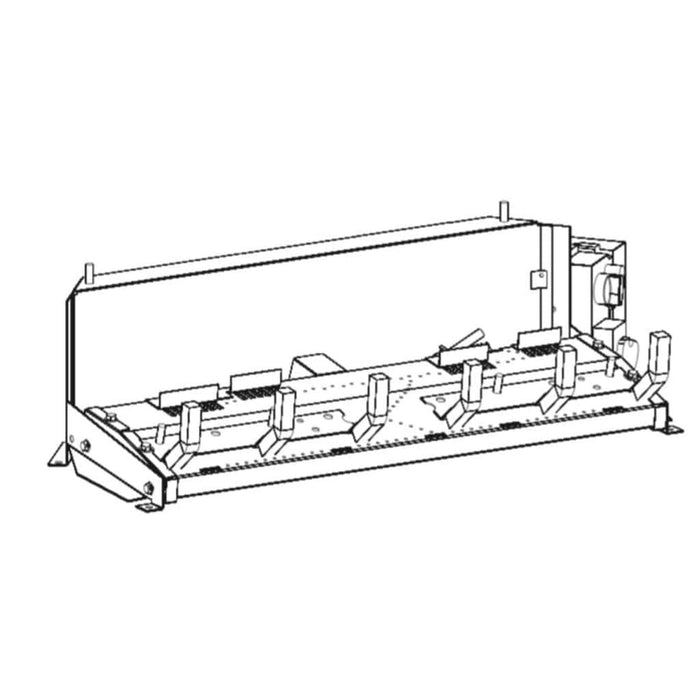 Empire 18" Intermittent Pilot With Thermostat Variable Remote Control, Propane Gas Vent Free Slope Glaze Burner