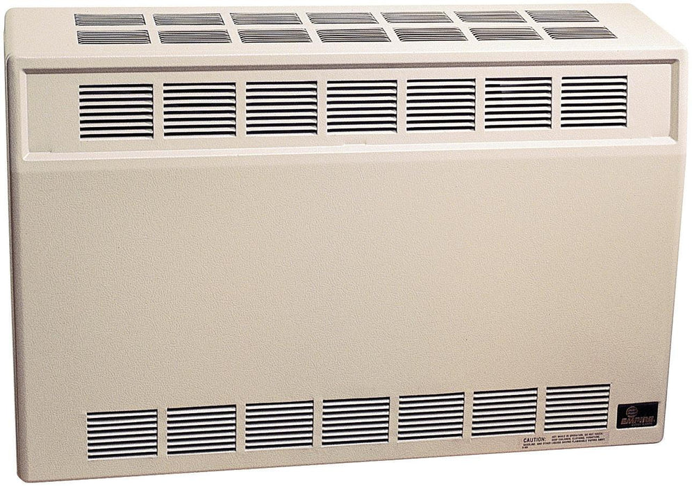 Empire 37" 25,000 BTU Beige Millivolt With Thermostat Control, Propane Gas Direct Vent Wall Furnace