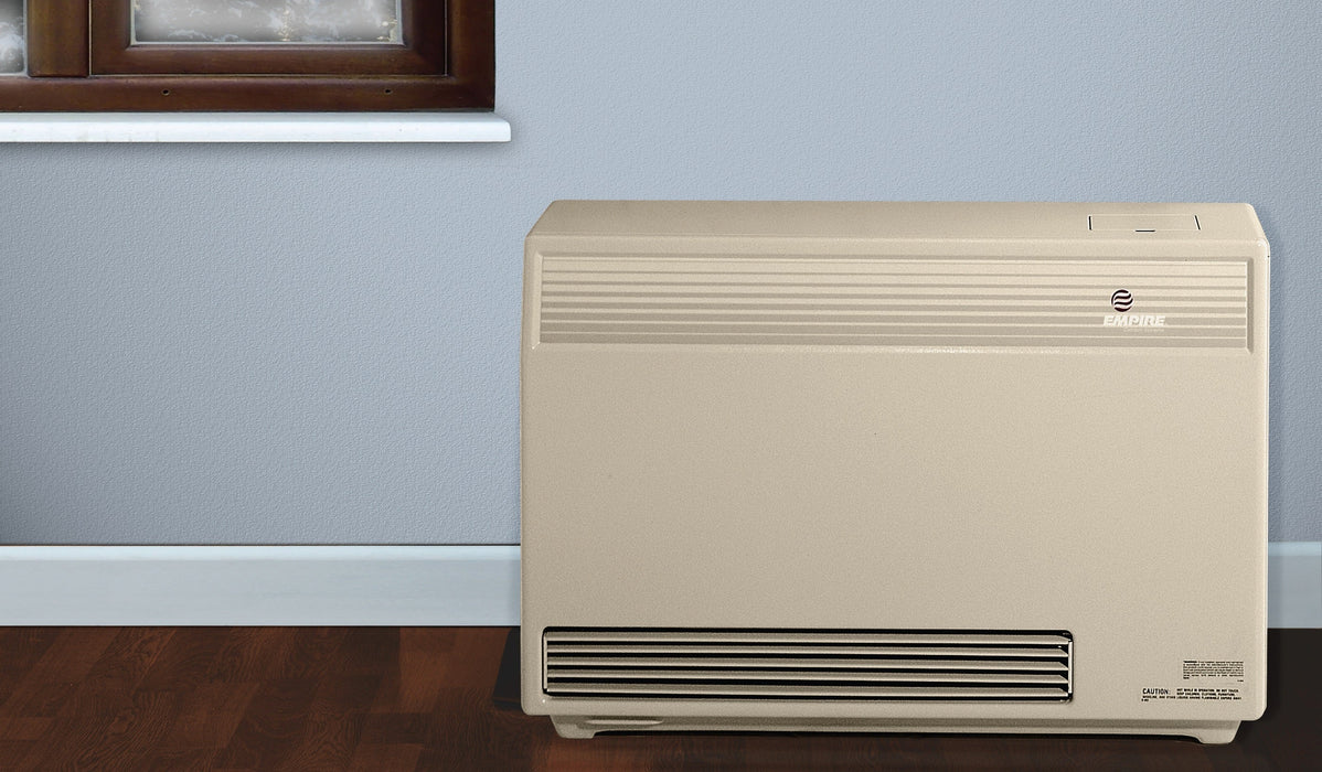 Empire 37" 40,000 BTU Beige High Efficiency Electronic Ignition, Propane Gas Direct Vent Wall Furnace