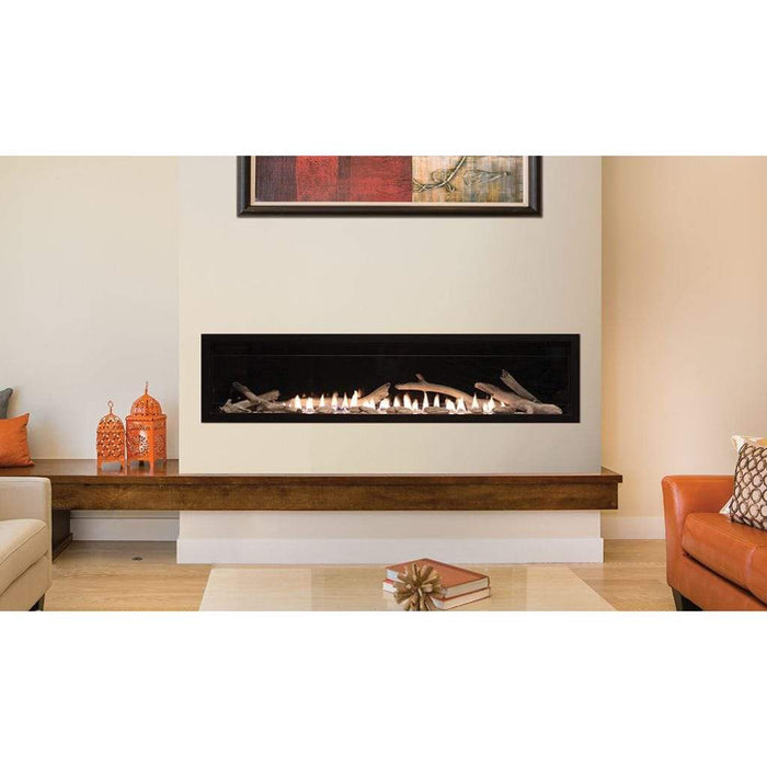 Empire Boulevard 60" Intermittent Pilot With Thermostat Variable Remote Control, Propane Gas Vent Free Linear Fireplace