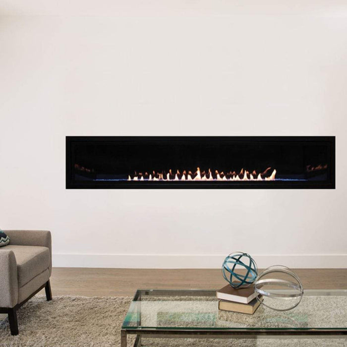 Empire Boulevard 72" Intermittent Pilot With Thermostat Variable Remote Control, Propane Gas Vent Free Linear Fireplace