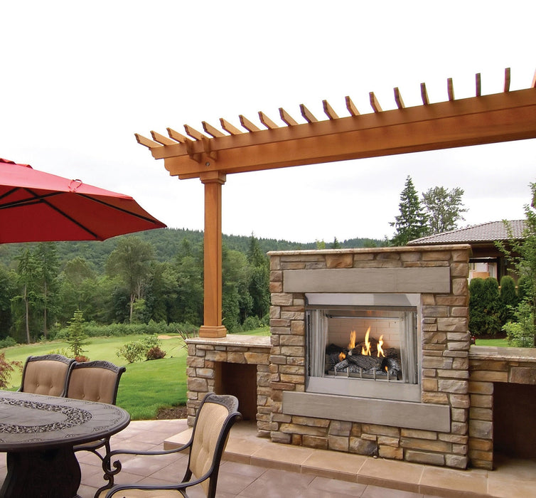 Empire Carol Rose Coastal 36" Stainless Steel Intermittent Pilot Control, Propane Gas Traditional Premium Outdoor Fireplace Empire Comfort Systems