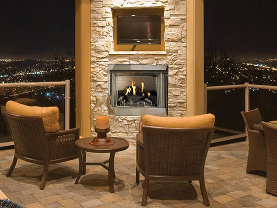 Empire Carol Rose Coastal 36" Stainless Steel Intermittent Pilot Control, Propane Gas Traditional Premium Outdoor Fireplace Empire Comfort Systems