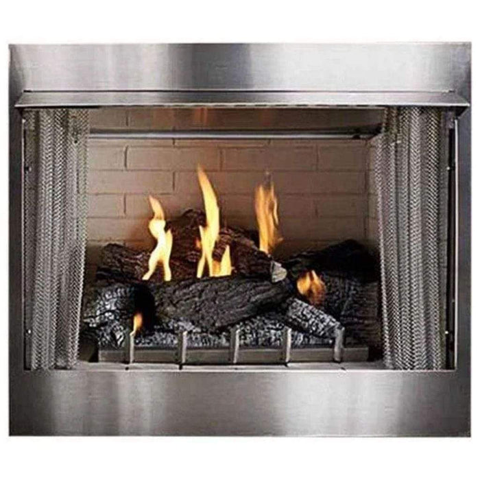 Empire Carol Rose Coastal 36" Stainless Steel Intermittent Pilot Control, Propane Gas Traditional Premium Outdoor Fireplace