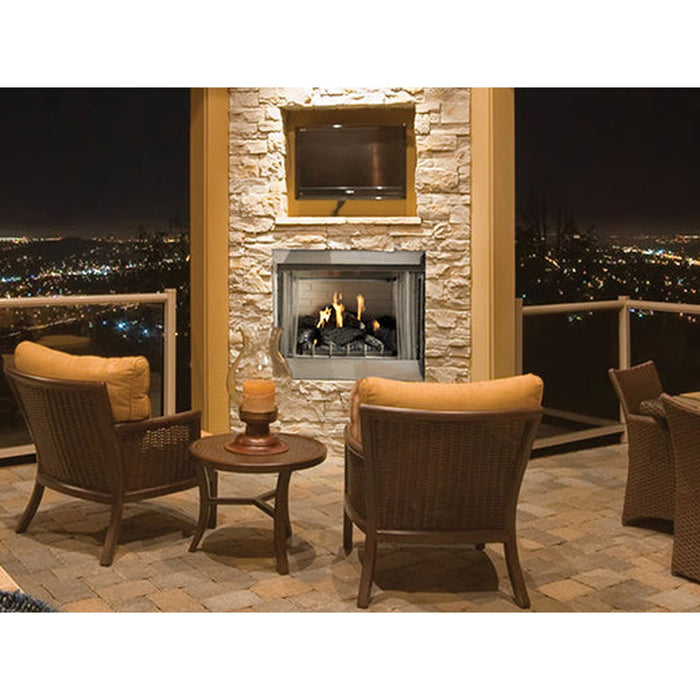 Empire Carol Rose Coastal 36" Stainless Steel Millivolt Control, Natural Gas Traditional Premium Outdoor Fireplace Empire Comfort Systems