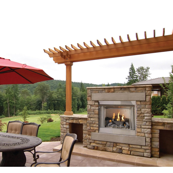 Empire Carol Rose Coastal 36" Stainless Steel Millivolt Control, Natural Gas Traditional Premium Outdoor Fireplace Empire Comfort Systems