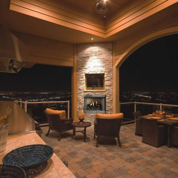 Empire Carol Rose Coastal 42" Stainless Steel Millivolt Control, Propane Gas Traditional Premium Outdoor Fireplace Empire Comfort Systems