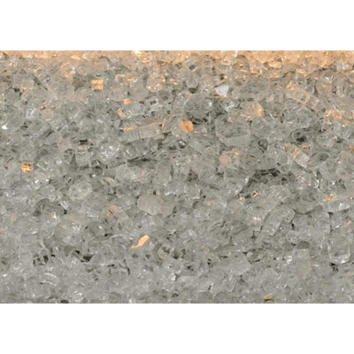 Empire Clear Frost Decorative Crushed Glass Media (1 Sq. Ft.)