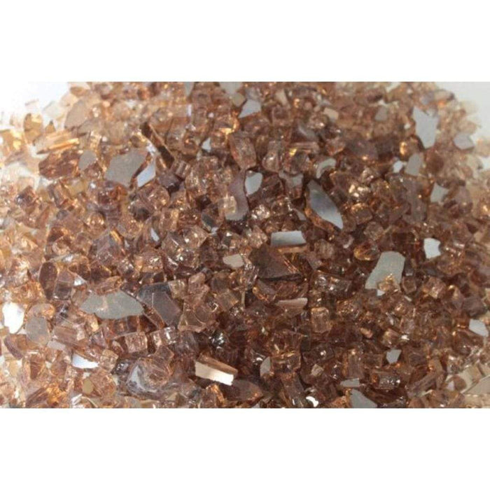 Empire Copper Reflective Decorative Crushed Glass Media (1 Sq. Ft.)