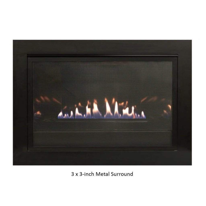 Empire Innsbrook 27" Intermittent Pilot Control With On/Off Switch, Propane Gas Vent Free Small Fireplace Insert