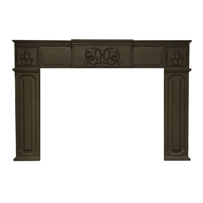 Empire Matte Black Cast Iron Surround for Innsbrook Medium Fireplace Insert