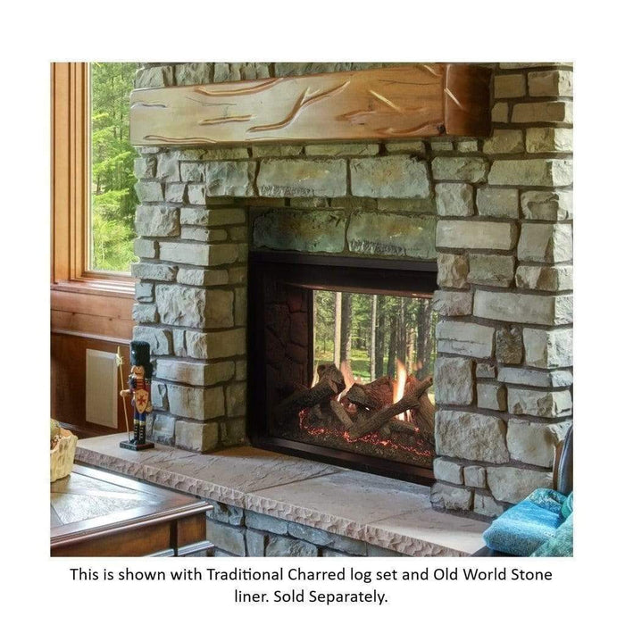 Empire Rushmore 40" TruFlame Clean Face, Propane Gas Direct Vent See-Through Fireplace