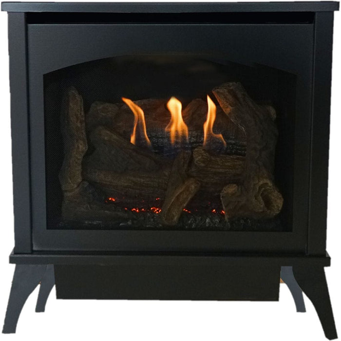 Empire Spirit 22" Millivolt Control With On/Off Switch, Propane Gas Vent Free Small Steel Stove