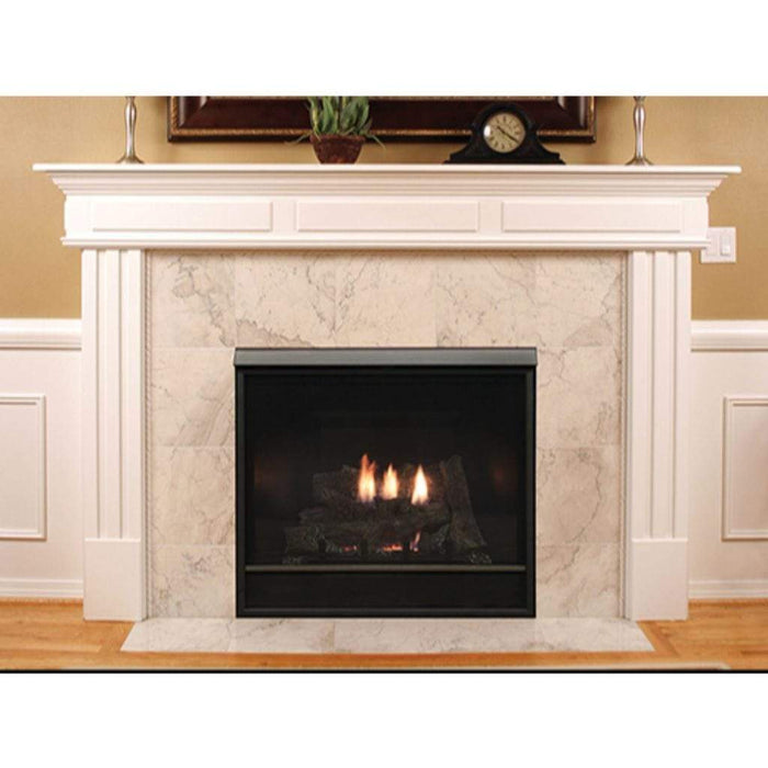 Empire Tahoe Clean Face 32" Millivolt Control With On/Off Switch, Propane Gas Direct Vent Deluxe Fireplace