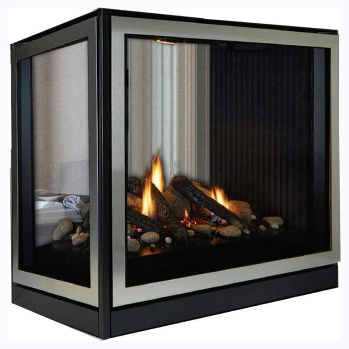 Empire Tahoe Clean Face 36" Intermittent Pilot With On/Off Switch, Propane Gas Direct Vent Premium Peninsula Fireplace