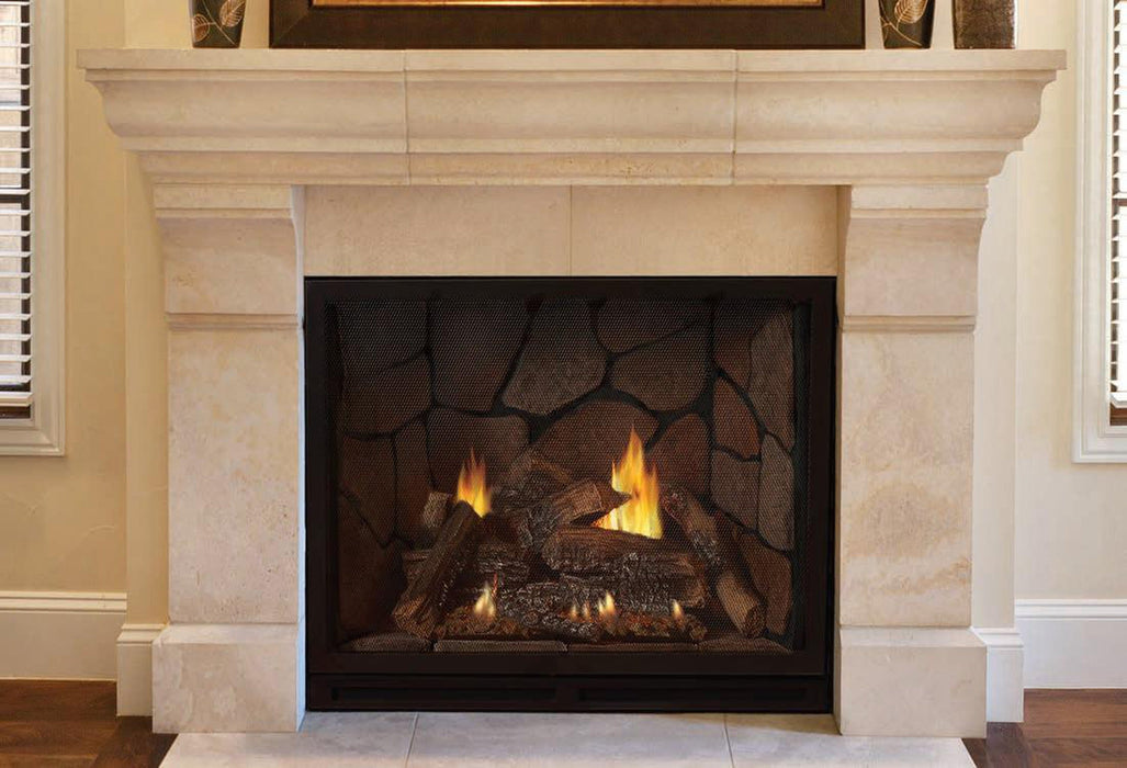 Empire Tahoe Clean Face 36" Millivolt Control With On/Off Switch, Propane Gas Direct Vent Traditional Luxury Fireplace