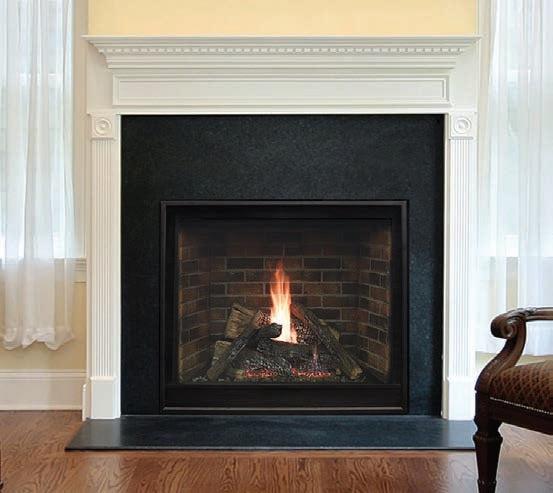 Empire Tahoe Clean Face 36" Millivolt Control With On/Off Switch, Propane Gas Direct Vent Traditional Premium Fireplace